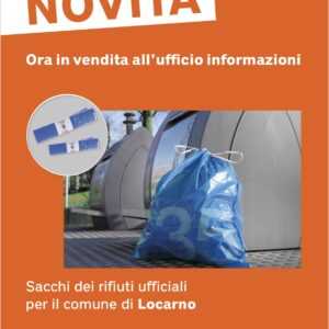 Novità: sacchi rifiuti per Locarno